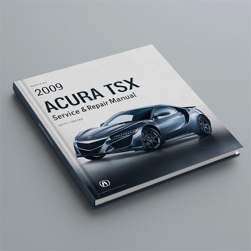 2009 Acura TSX Service Repair Workshop Manual PDF