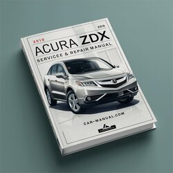 2010 Acura ZDX Service Repair Workshop Manual PDF
