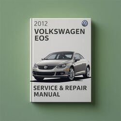 2012 Volkswagen Eos Service Repair Workshop Manual PDF