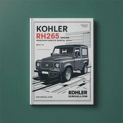 Kohler RH Series RH265 Engine Service Repair Workshop Manual PDF