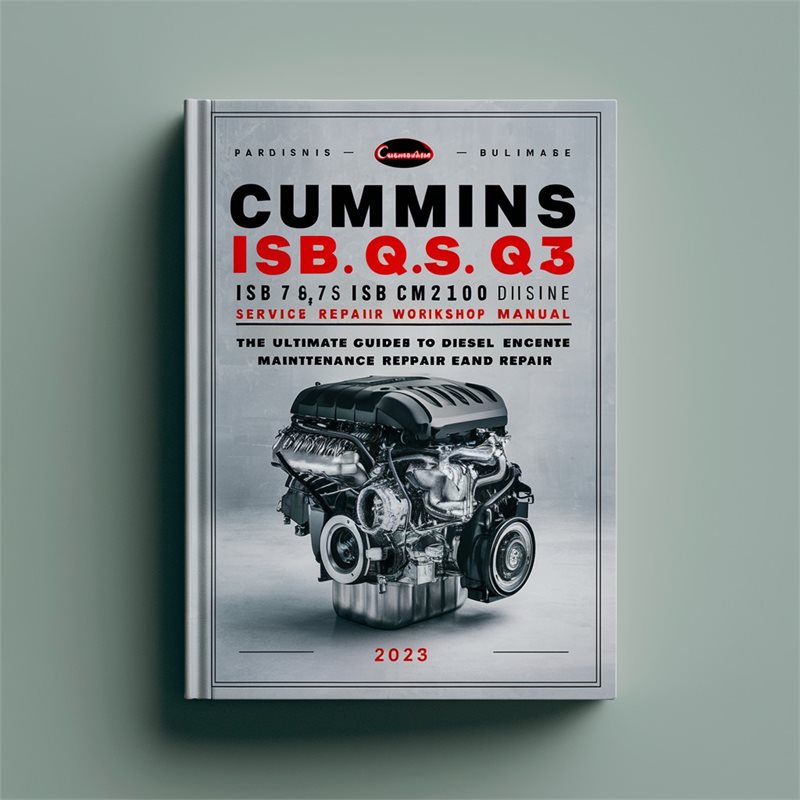 Cummins ISB / Isbe QSB Series 6.7 CM2100 CM2150 Diesel Engine Service Repair Workshop Manual PDF