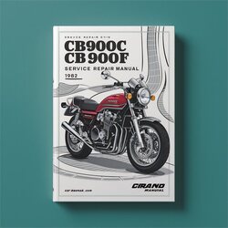 1982 Honda CB Series CB900C CB900F Service Repair Workshop Manual PDF