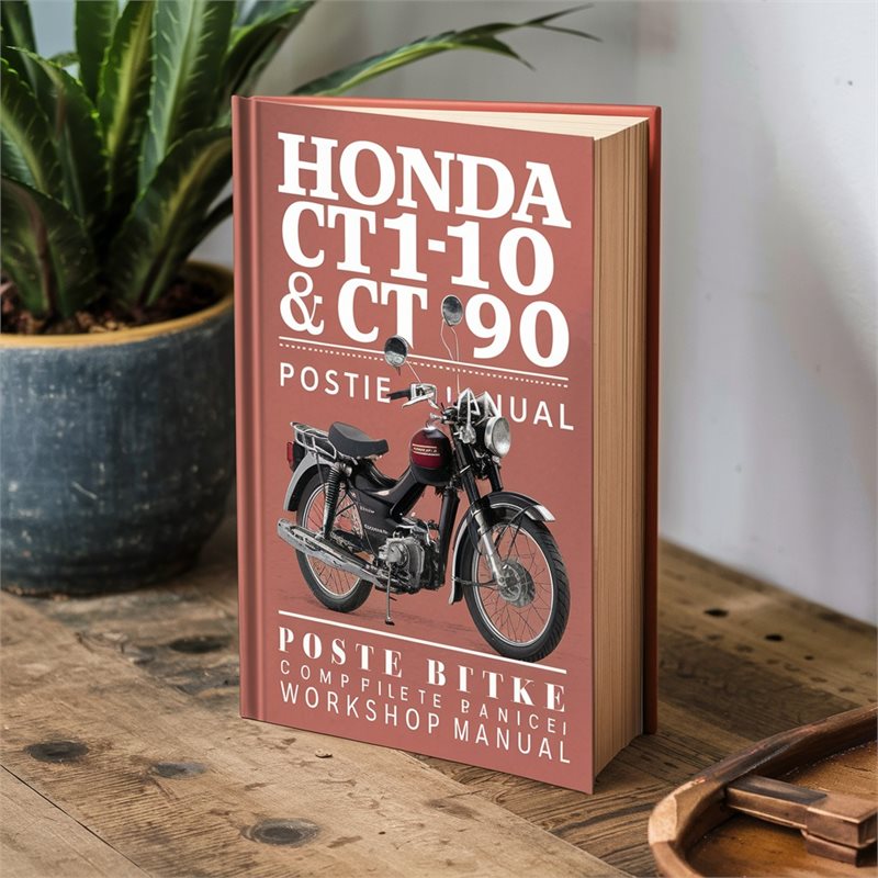 Honda CT Series CT110 CT90 Postie Bike Service Repair Workshop Manual PDF