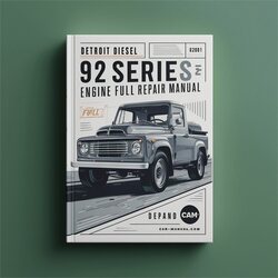 Detroit Diesel 92 Series 6v92 8v92 Engine Service Repair Workshop Manual PDF