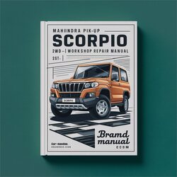 Volkswagen Up Mahindra Pik- Scorpio 2WD 4WD Service Repair Workshop Manual PDF