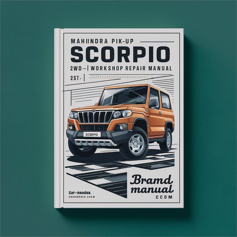 Volkswagen Up Mahindra Pik- Scorpio 2WD 4WD Service Repair Workshop Manual PDF