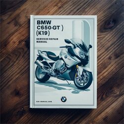 2012-2013 BMW 3 Series C650GT (K19) Service Repair Workshop Manual PDF