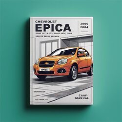 2000-2006 Chevrolet Epica Service Repair Workshop Manual PDF