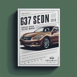 2013 Volkswagen Sedan Infiniti G37 Service Repair Workshop Manual PDF