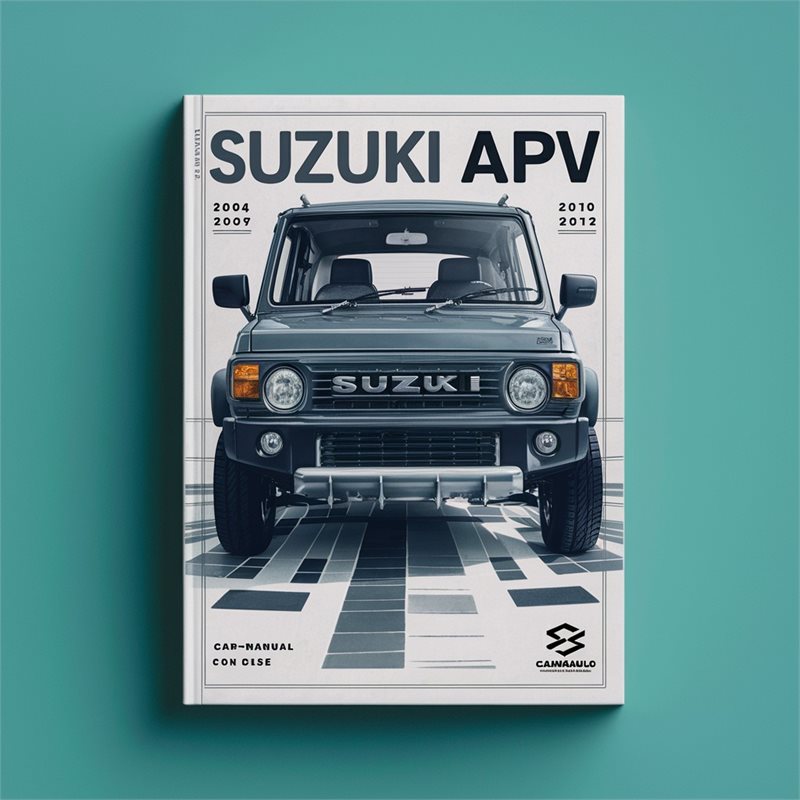 2004-2012 Suzuki APV Service Repair Workshop Manual PDF