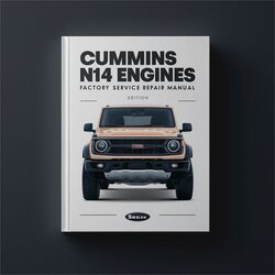 Cummins N Series N14 Engines Service Repair Workshop Manual PDF