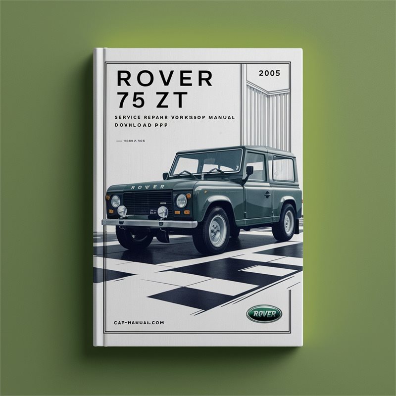 1999-2005 MG ZT Rover 75 Service Repair Workshop Manual PDF