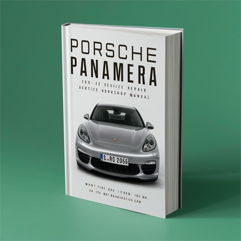 2011-2015 Porsche Panamera Service Repair Workshop Manual PDF