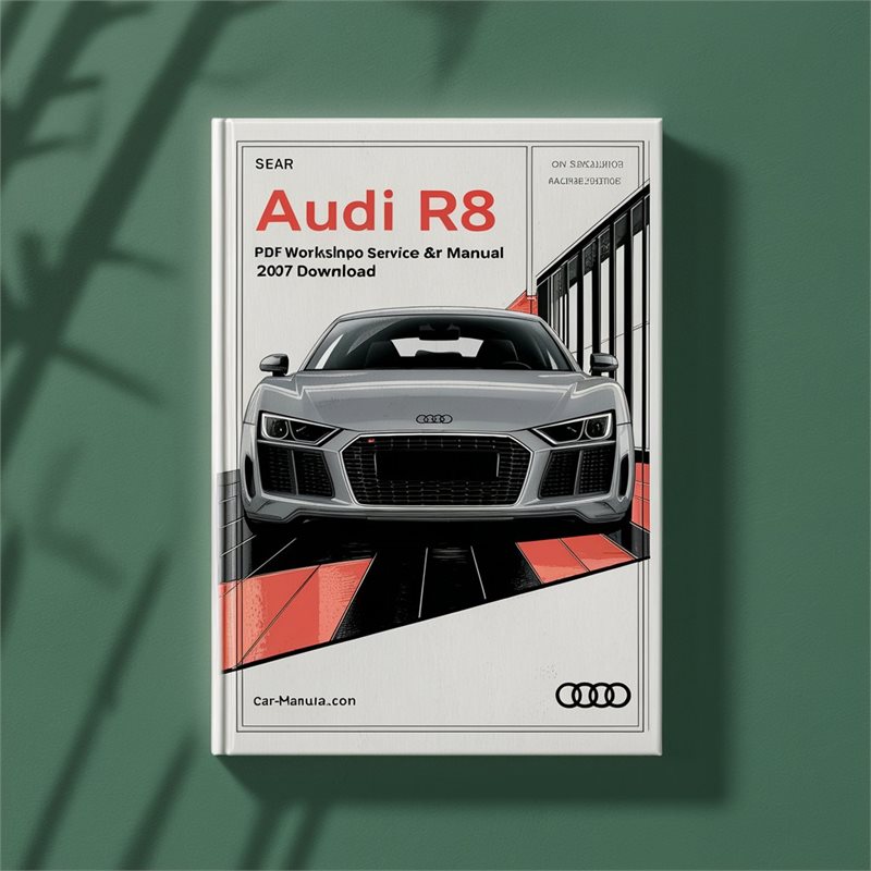 2007 Audi R8 Service Repair Workshop Manual PDF