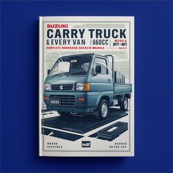 Suzuki Carry Truck 660CC Every Van AT-MT Models F6A DE51V DF51V DC51T DD51T DC51B DA52T DB52T DA52V Service Repair Workshop Manual PDF