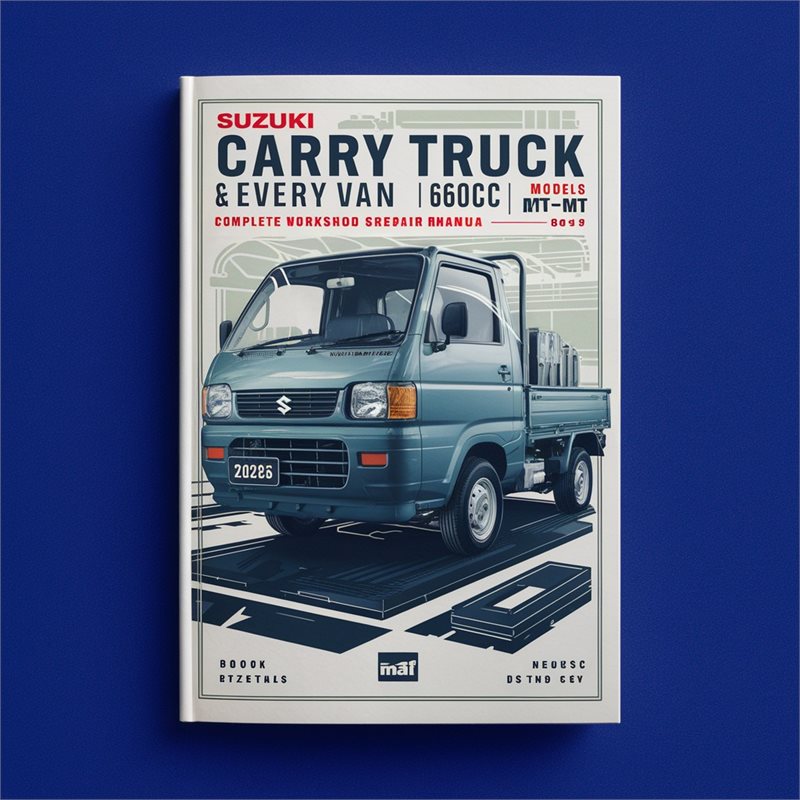 Suzuki Carry Truck 660CC Every Van AT-MT Models F6A DE51V DF51V DC51T DD51T DC51B DA52T DB52T DA52V Service Repair Workshop Manual PDF