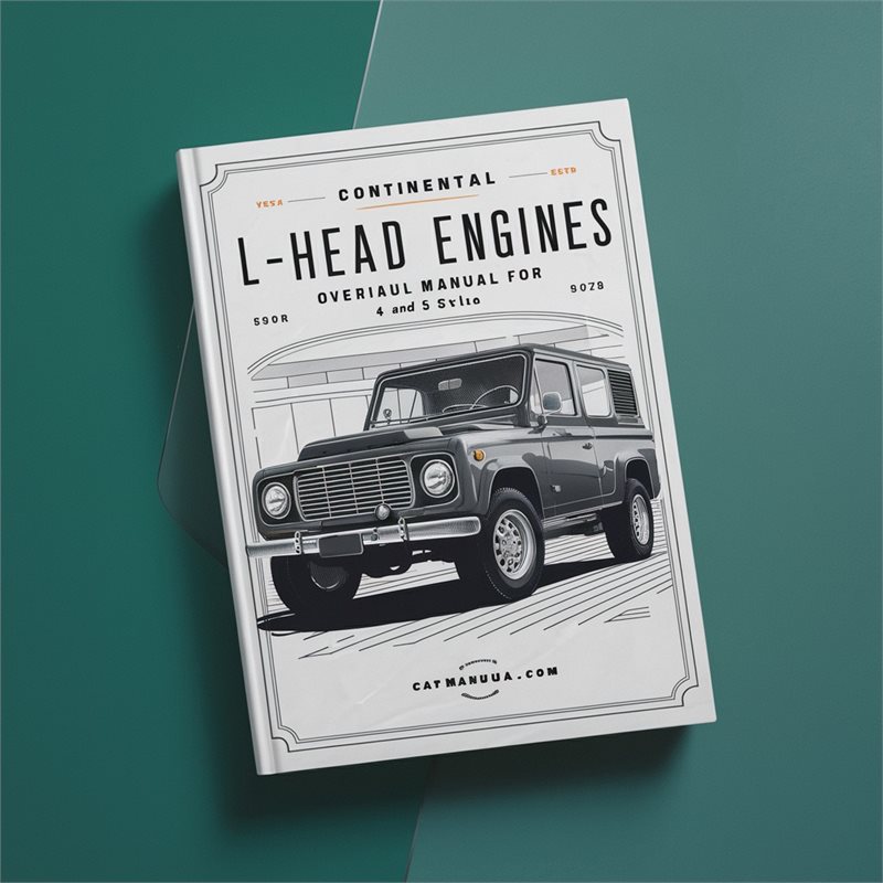 Continental L Head L-HEAD Engines 4 5 Cylin Service Repair Workshop Manual PDF