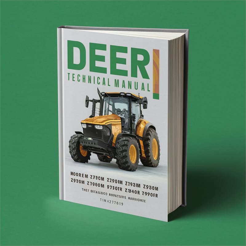 Kohler Command Pro EFI Models Deer Z915B Z920M Z925M Z930M Z950M Z920R Z930R Z950R Z960R Z970R (TM127619) Service Repair Workshop Manual PDF