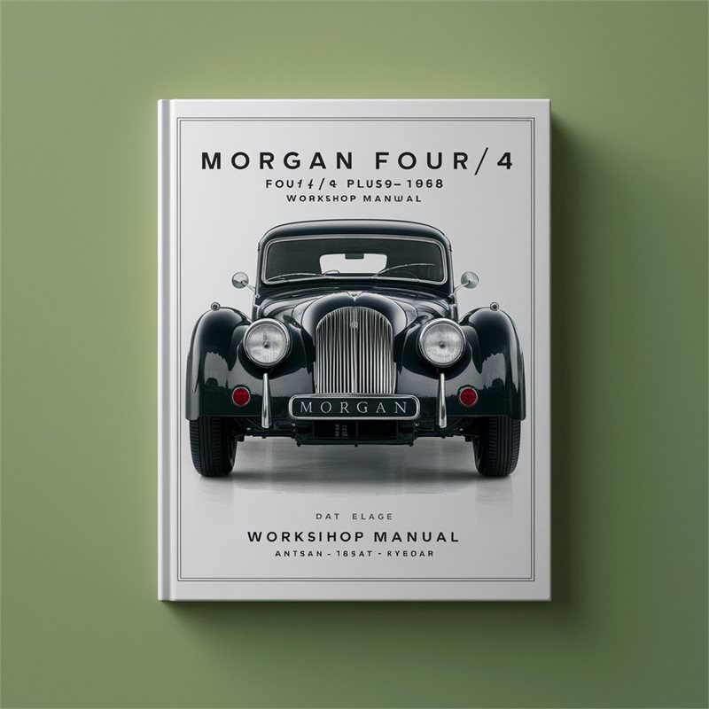 1968 Ford GT Morgan Four/4 Plus/4 1936 Service Repair Workshop Manual PDF