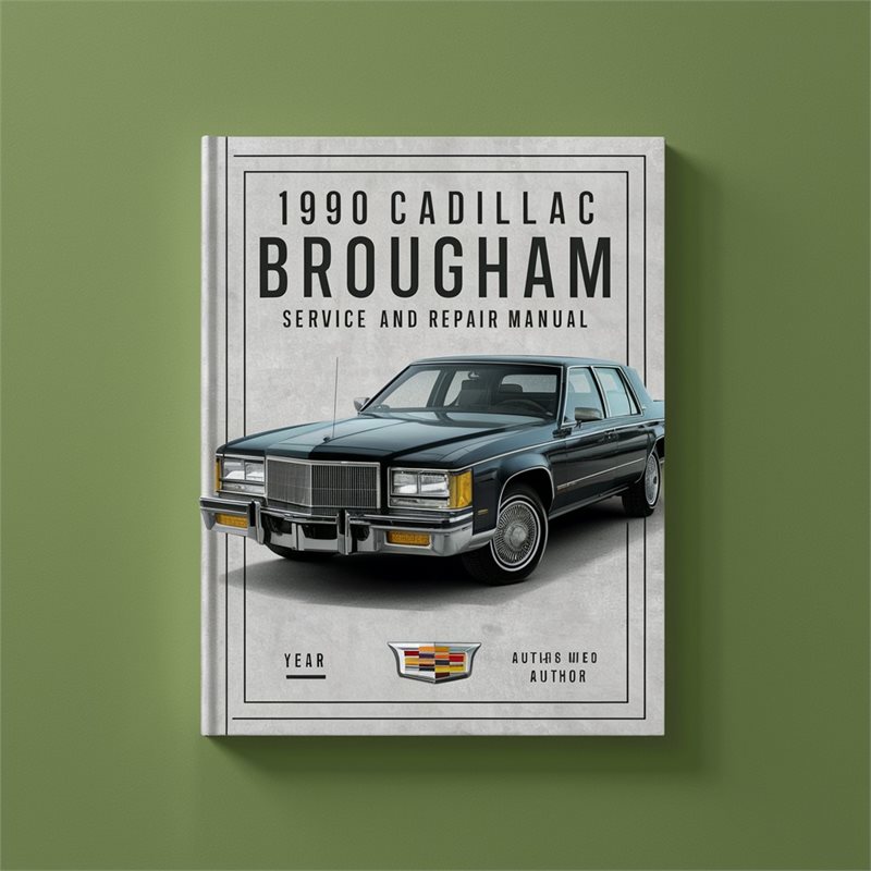 1990 Cadillac Brougham Service Repair Workshop Manual PDF