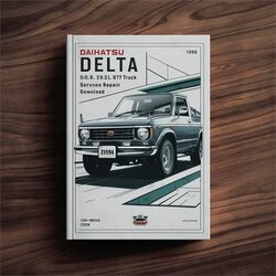 1984-1994 Daihatsu Delta 3.0l 3.4l 3.7l Truck Service Repair Workshop Manual PDF