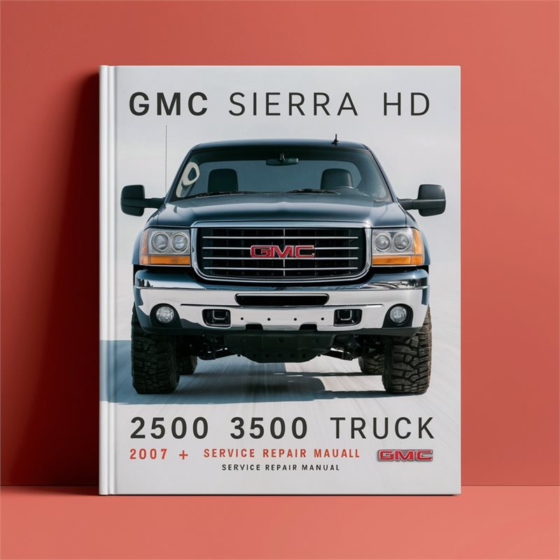 2007-2009 GMC Sierra Hd 2500 3500 Pickup Truck Service Repair Workshop Manual PDF