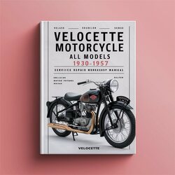 1957 Velocette Motorcycle All Models 1930 Service Repair Workshop Manual PDF
