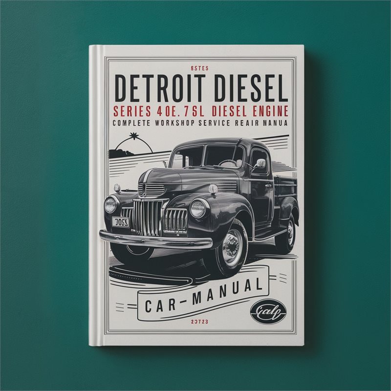 Detroit Diesel 40E Series 7.6l 8.7l Engine Service Repair Workshop Manual PDF