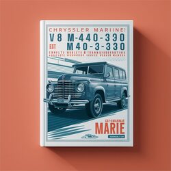 Chrysler M440 Marine V8 M-440-300 -330 M383-260 M383-280 M400-280 Engines Transmissions Service Repair Workshop Manual PDF