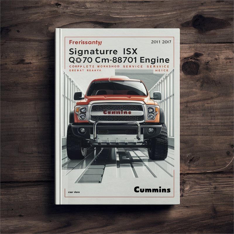 Cummins C Series Signature ISX QSX15 Diesel Engine Service Repair Workshop Manual PDF