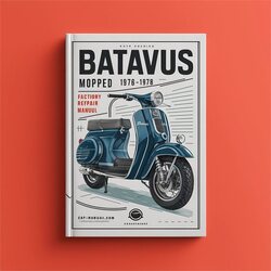 1976-1978 Batavus Moped Service Repair Workshop Manual PDF