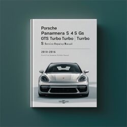 2010-2016 Porsche Panamera S 4S GTS Turbo Service Repair Workshop Manual PDF