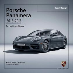 2015-2016 Porsche Panamera Service Repair Workshop Manual PDF