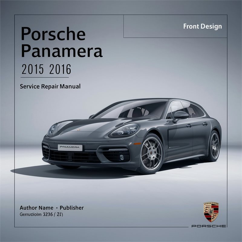 2015-2016 Porsche Panamera Service Repair Workshop Manual PDF
