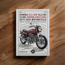 1971-1975 Honda CB Series CB100 CL100 SL100 CB125S CD125S SL125 Motorcycle Service Repair Workshop Manual PDF
