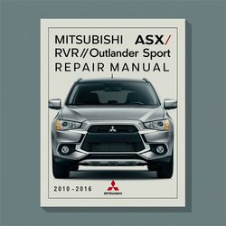 2010-2016 Mitsubishi Outlander Asx/rvr/ Sport Service Repair Workshop Manual PDF