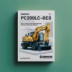 Komatsu Pc200lc-8e0 Hydraulic Excavator Operation (serial Number: 1001 Up) Service Repair Workshop Manual PDF