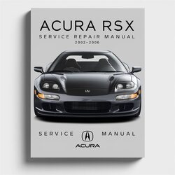2002-2006 Acura RSX Service Repair Workshop Manual PDF