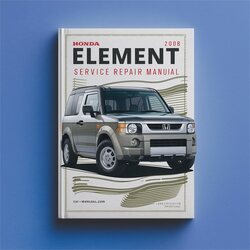 2007-2008 Honda Element Service Repair Workshop Manual PDF