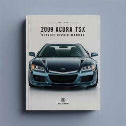 2009 Acura TSX Service Repair Workshop Manual PDF