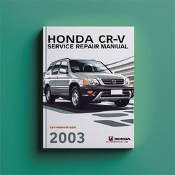 2002-2003 Honda Accord CR-V Service Repair Workshop Manual PDF