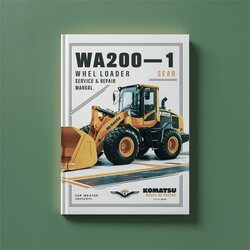 Komatsu WA200-1 Wheel Loader Service Repair Workshop Manual PDF