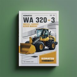 Komatsu WA320-3 Wheel Loader Service Repair Workshop Manual PDF