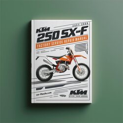 2005-2008 KTM 250 SX-F Service Repair Workshop Manual PDF