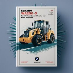 Komatsu WA250-3 Parallel Tool Carrier Wheel Loader (sn: A75001 Up) Service Repair Workshop Manual PDF