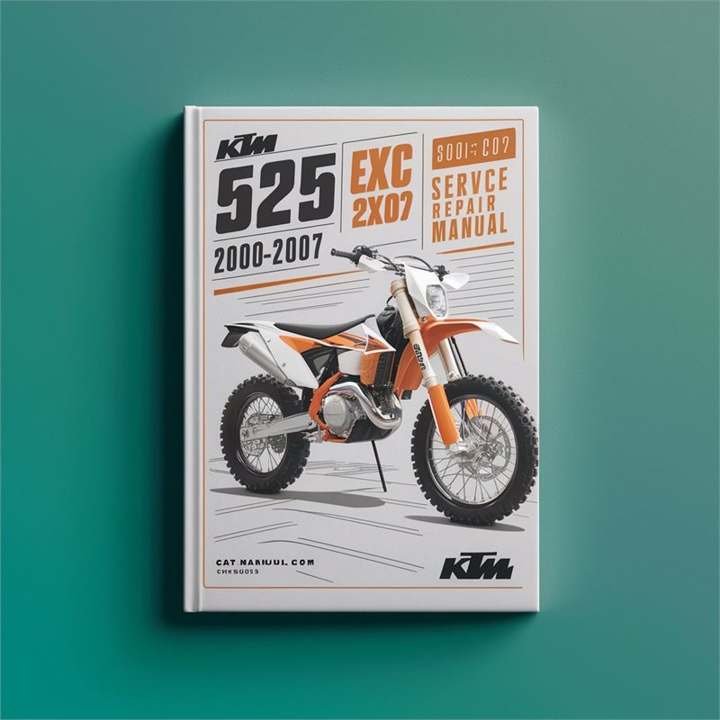 2000-2007 KTM 525 EXC Service Repair Workshop Manual PDF
