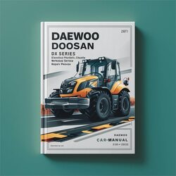 Daewoo Doosan Excavator DX Series Electrical Hydraulic Wiring Diagrams PDF