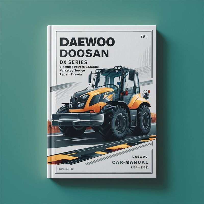 Daewoo Doosan Excavator DX Series Electrical Hydraulic Wiring Diagrams PDF