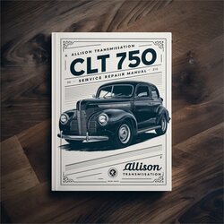 Allison Transmission CLT 750 Service Repair Workshop Manual PDF