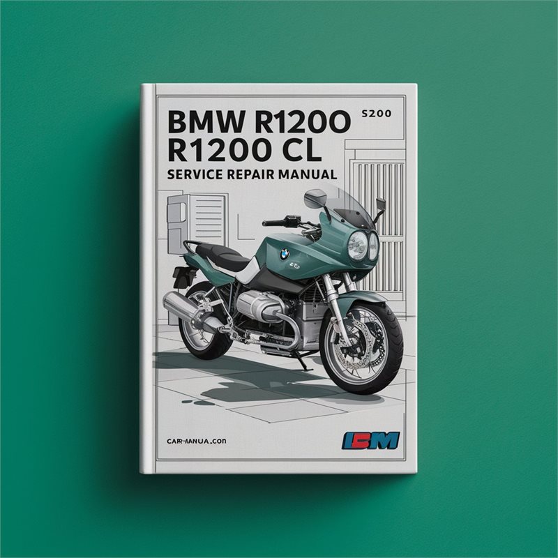 BMW CL R1200 Service Repair Workshop Manual PDF